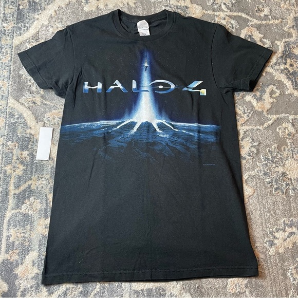 Halo 4 Black Graphic T-Shirt - Picture 1 of 4